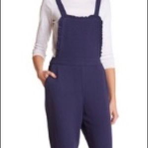 June & Hudson Womens Jumpsuit Blue Size: L